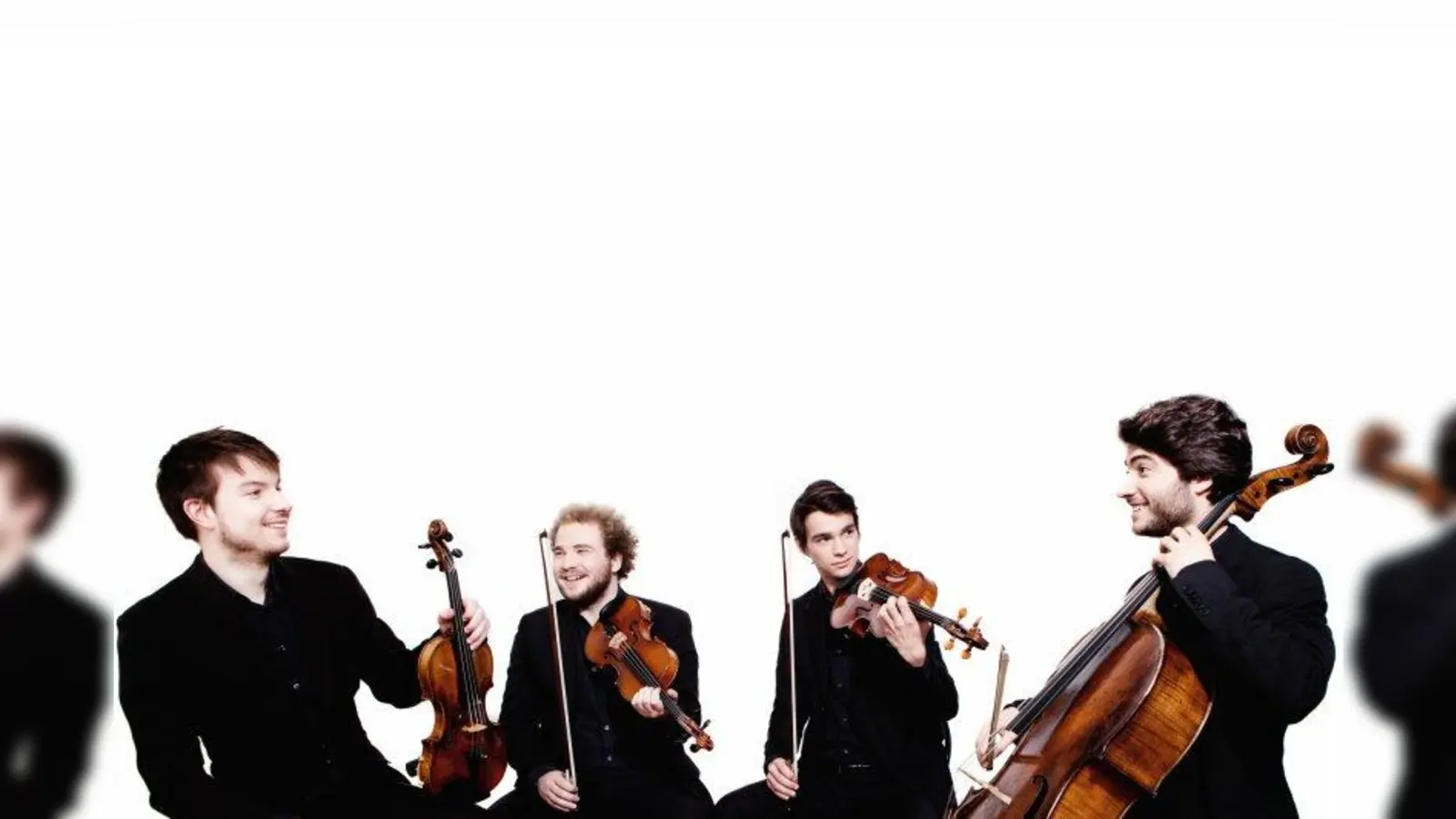 Das Goldmund Quartett: v.l. Florian Schötz, Pincas Adt, Christoph Vandory und Raphael Paratore (Foto: pi)