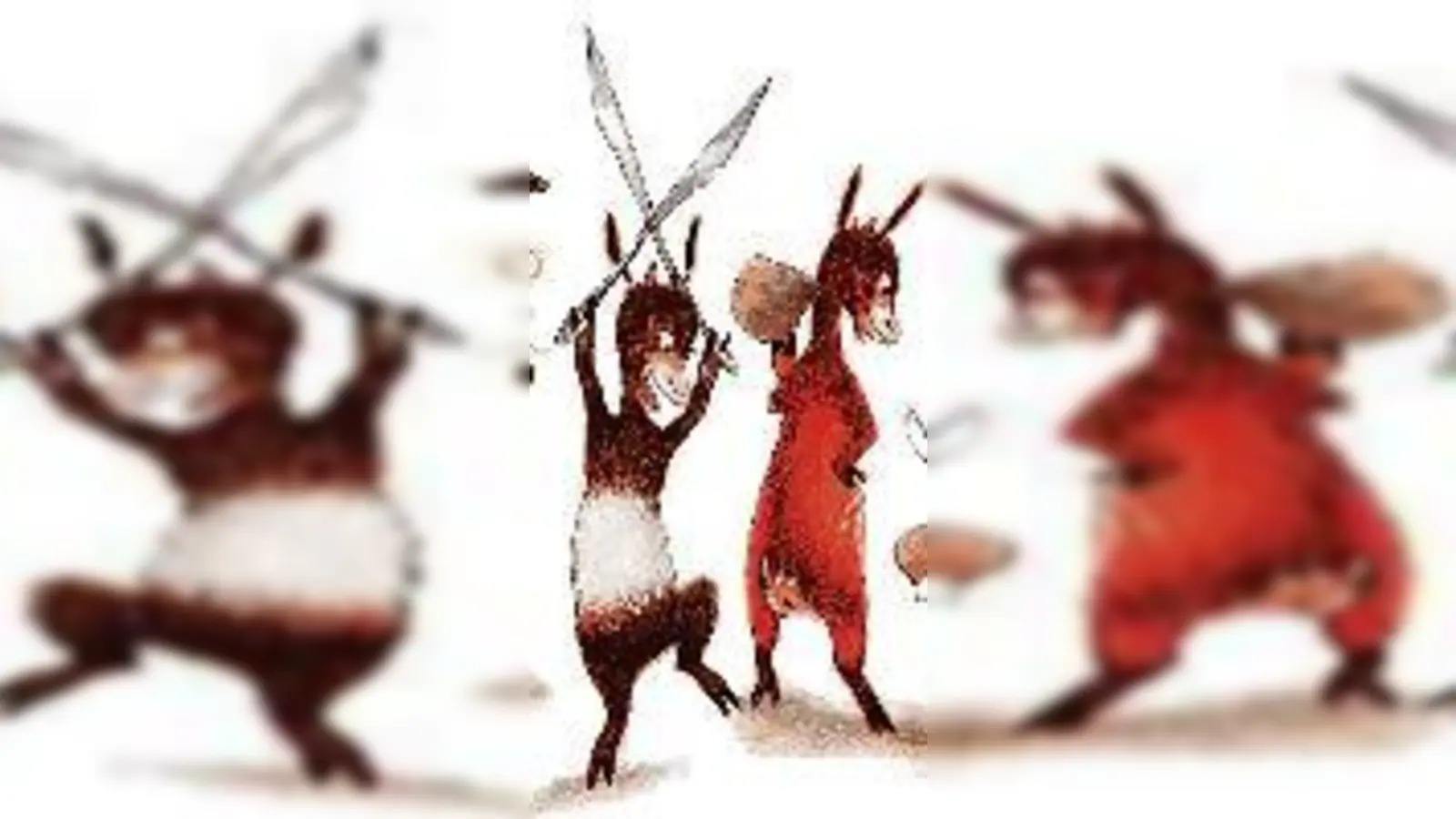 Nicht nur die Geißlein sind zu Gast im Schloss Blutenburg. Viele weitere Märchengestalten warten auf die Besucher.  (Illustration: VA)