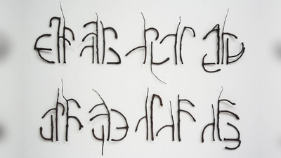 Feine Verästelungen einer Kastanie werden bei Werner Henkel zu eigenen Schriftzeichen und einem artenspezifischen Schriftbild. (Foto: Henkel)