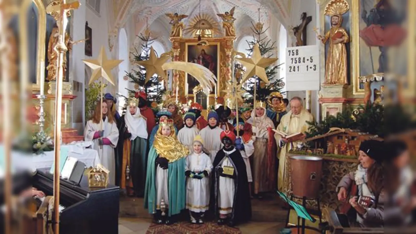 Die fleißigen Sternsinger aus der Pfarrei St. Martin in  Ottendichl.	 (Foto: privat)