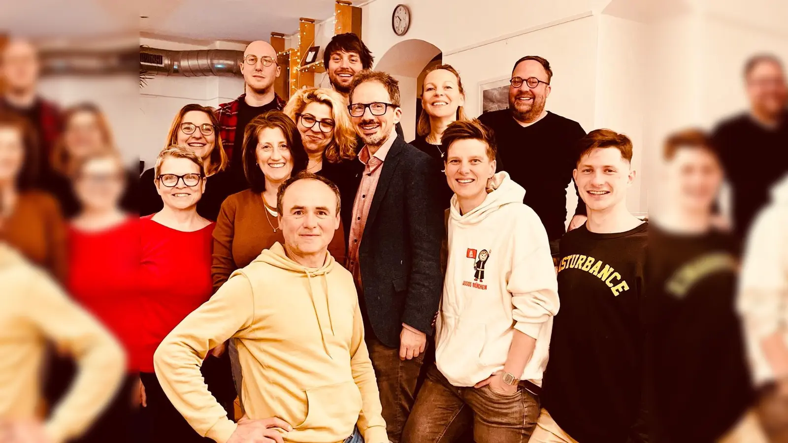 Der neue Vorstand der SPD Schwanthalerhöhe mit Bernhard Goodwin (Mitte).  (Foto: SPD)