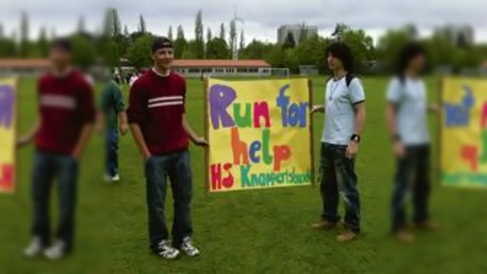 Begeistert waren die Schüler der Knappertsbuschschule vom »Run for Life«.	  (Foto: Privat)