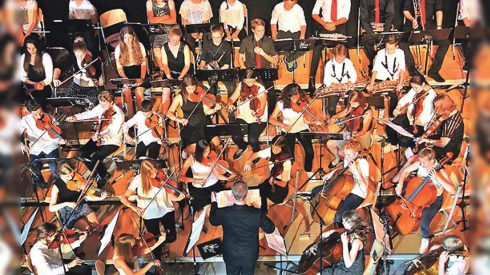 Zum Abschluss des Schuljahres kommt es nochmal zu einem musikalischen Höhepunkt.	 (Foto: Gymnasium Kirchseeon)