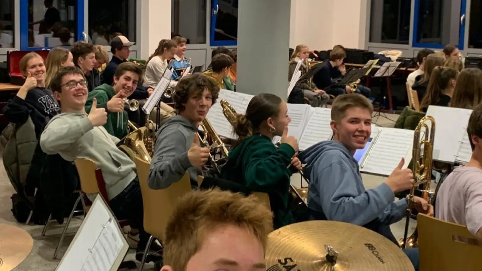 Üben und nochmals üben: Probetag der Bigband. (Foto: LSH Kempfenhausen)