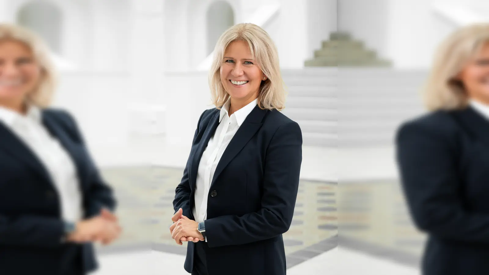 Landrätin Susanne Hoyer blickt mit Optimismus und Entschlossenheit in die Zukunft. (Foto: LRA Freising)