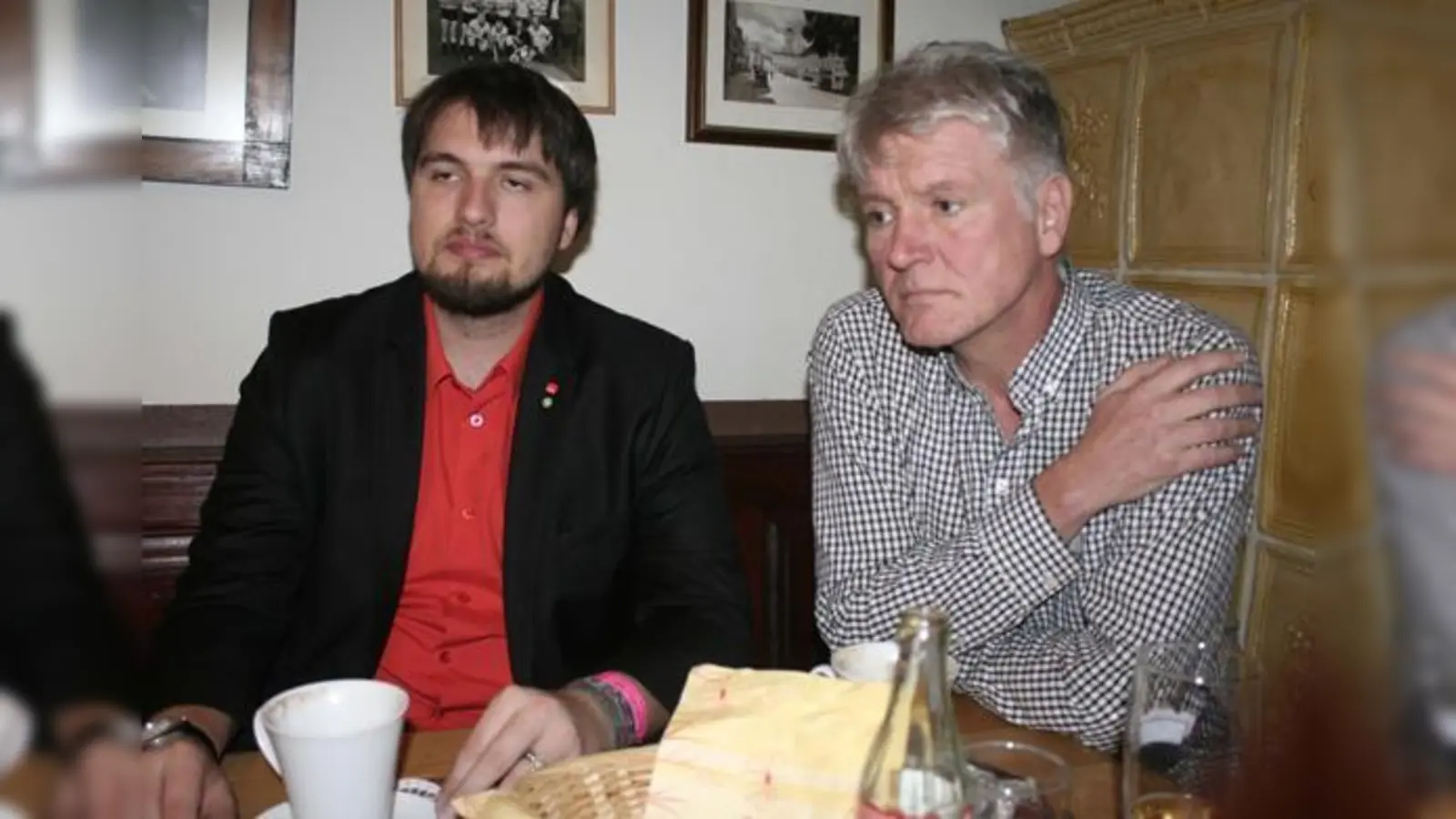 Ziehen jetzt an einem Strang in Sachen »Fußgängerzone«: Stephan Treffler (rechts) und der frühere Vorsitzende des SPD-Ortsvereins Benedikt Brüning.	 (Foto: kw)