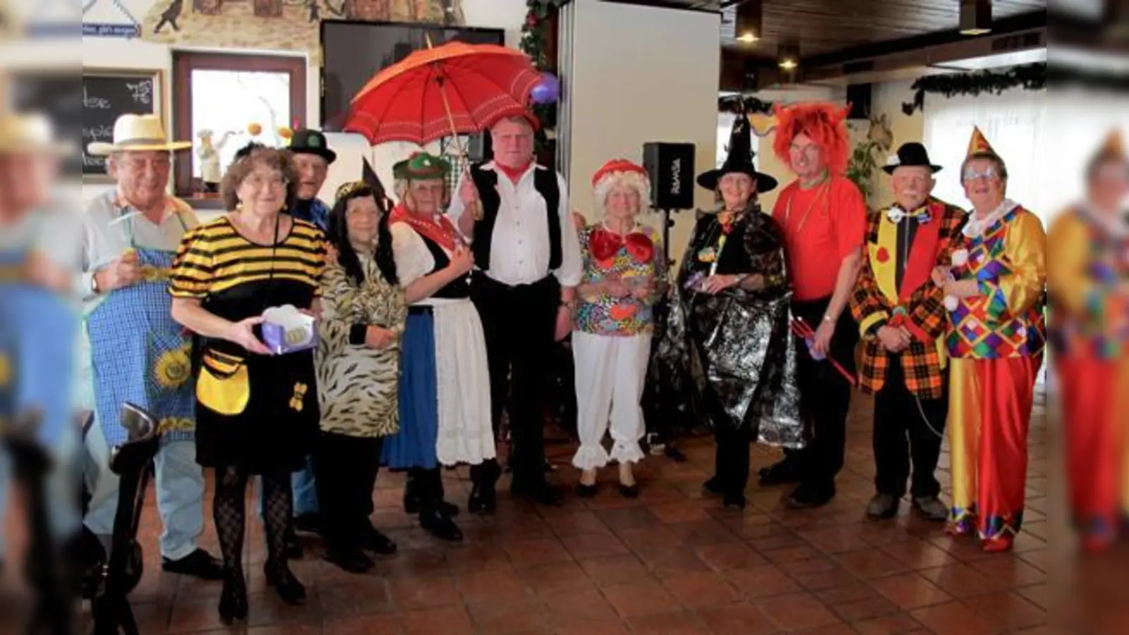 Tolle Masken gab es beim AWO-Fasching zu bewundern.	 (Foto: Privat)