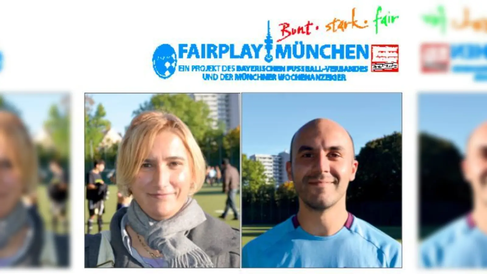 Ivanka Vukusic, Schiedsrichterin seit 2007 und Christos Sofis, Schiedsrichter seit 2008.  (Fotos: E.S.)