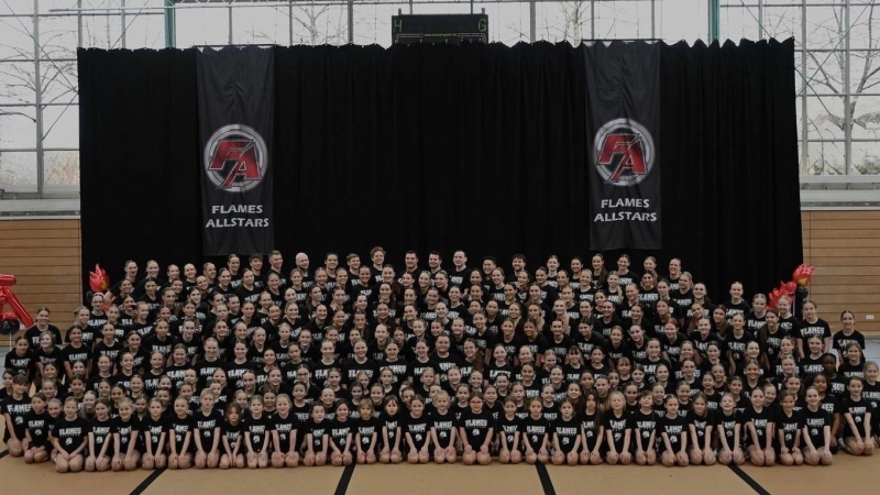 Eine große und erfolgreiche Abteilung beim TSV Haar: die „Flames Allstars” Cheerleader. (Foto: TSV Haar)