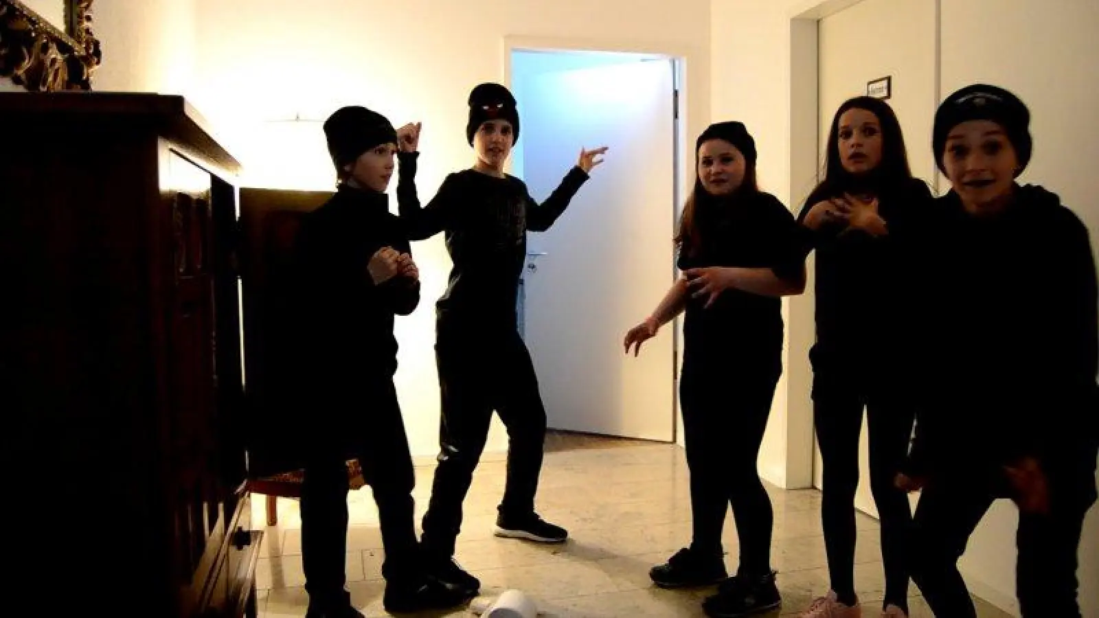 Die Kids bei einer der Proben: Der Einbruch scheint geglückt. (Foto: St. Vinzentius-Zentralverein)