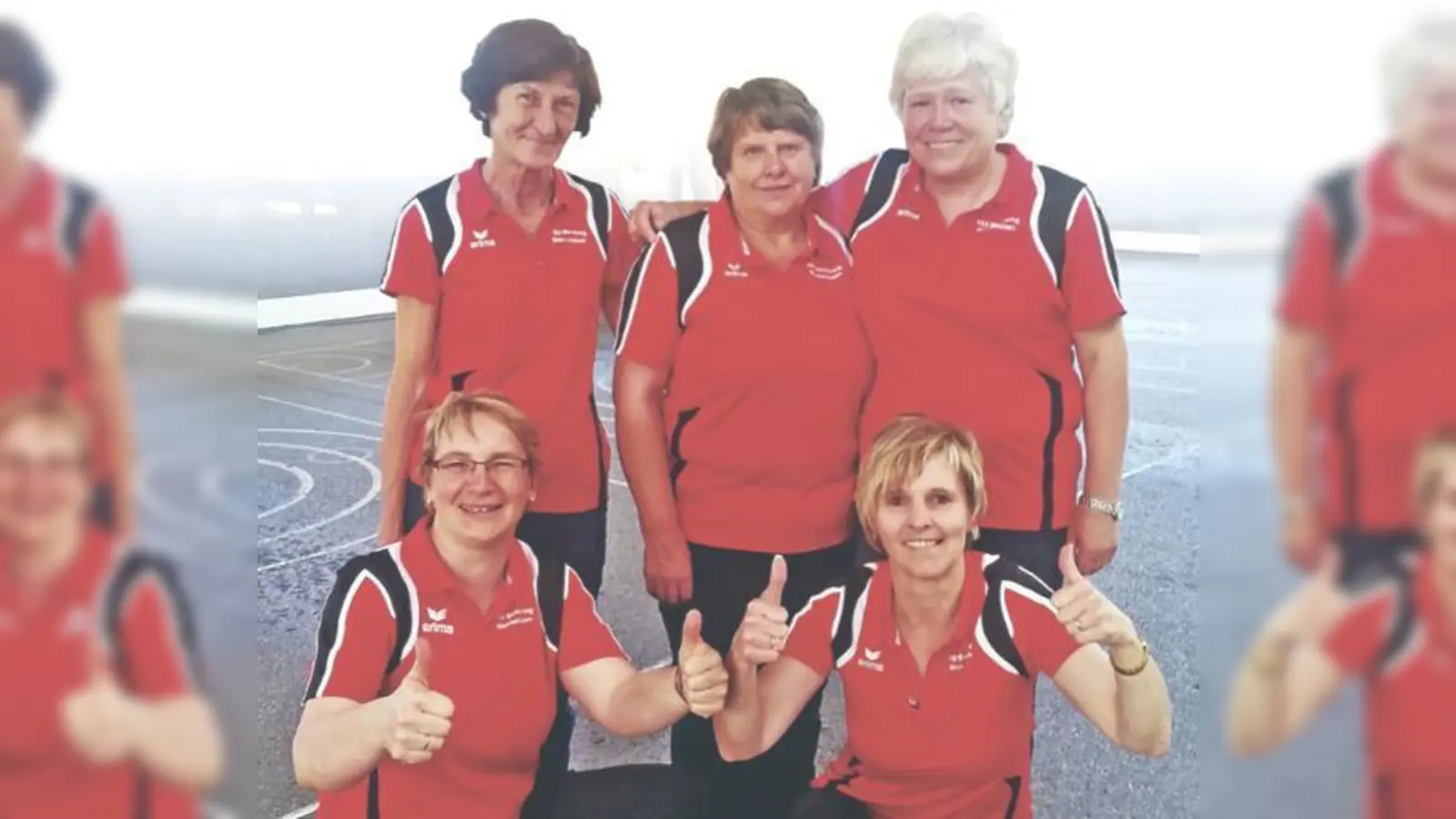 Die Damen aus Steinhöring waren erfolgreich mit: Schweiger Marianne (links/vorne), Guggenberger Dana, stehend: Kobel Erni, Deuschl Resi und Zingl Imelda!	 (Foto: TSV Steinhöring)