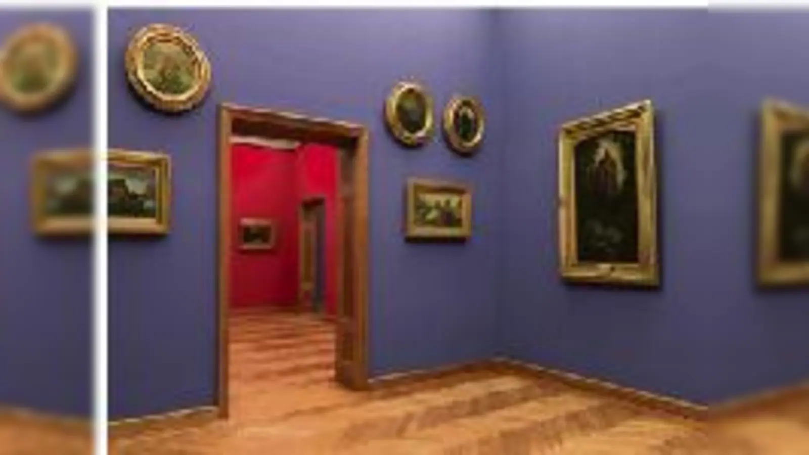 Neue Wandfarben verleihen Bildern in der Schack-Galerie eine neue Wirkung.  (Foto: VA, Jens Weber)