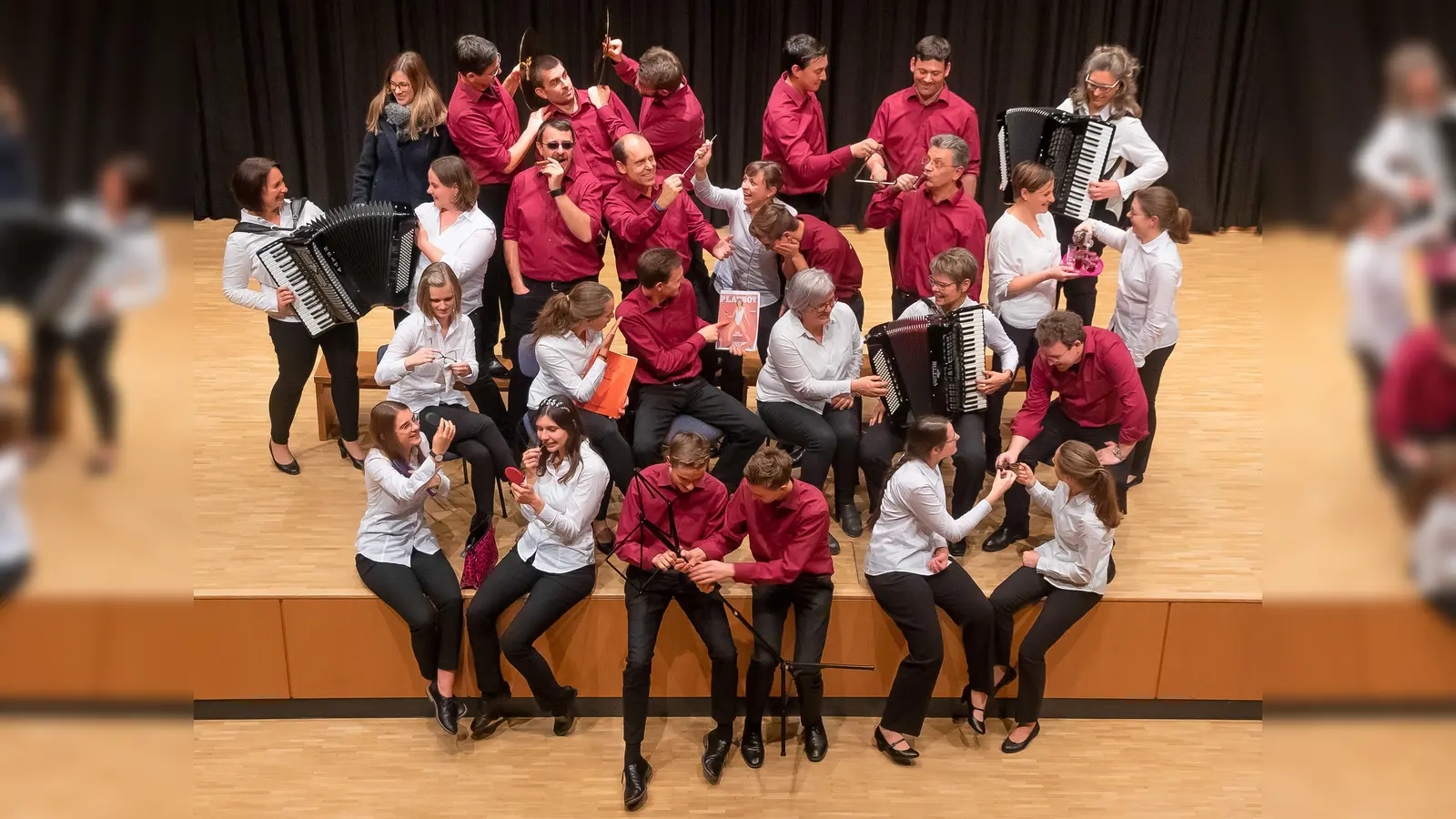 Ein furioses Jahreskonzert versprechen die Mitglieder des Akkordeonorchesters. (Foto: KMS Erding)