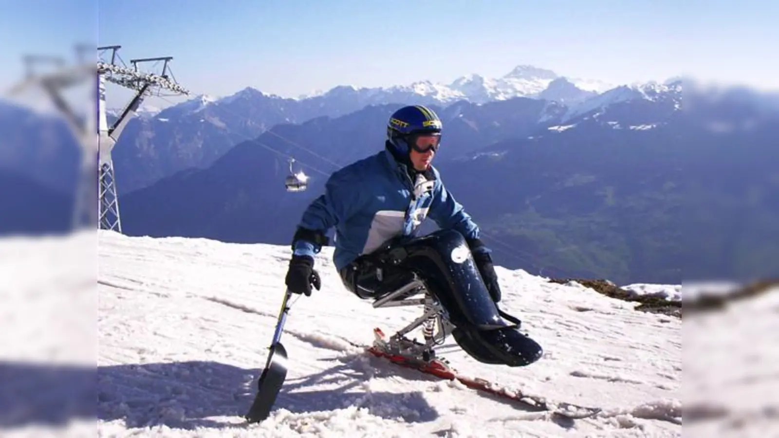 Skifahren mit Handicap? Das funktioniert wirklich gut, so Marcus Gattinger vom BSV München.  (Foto: Verein)