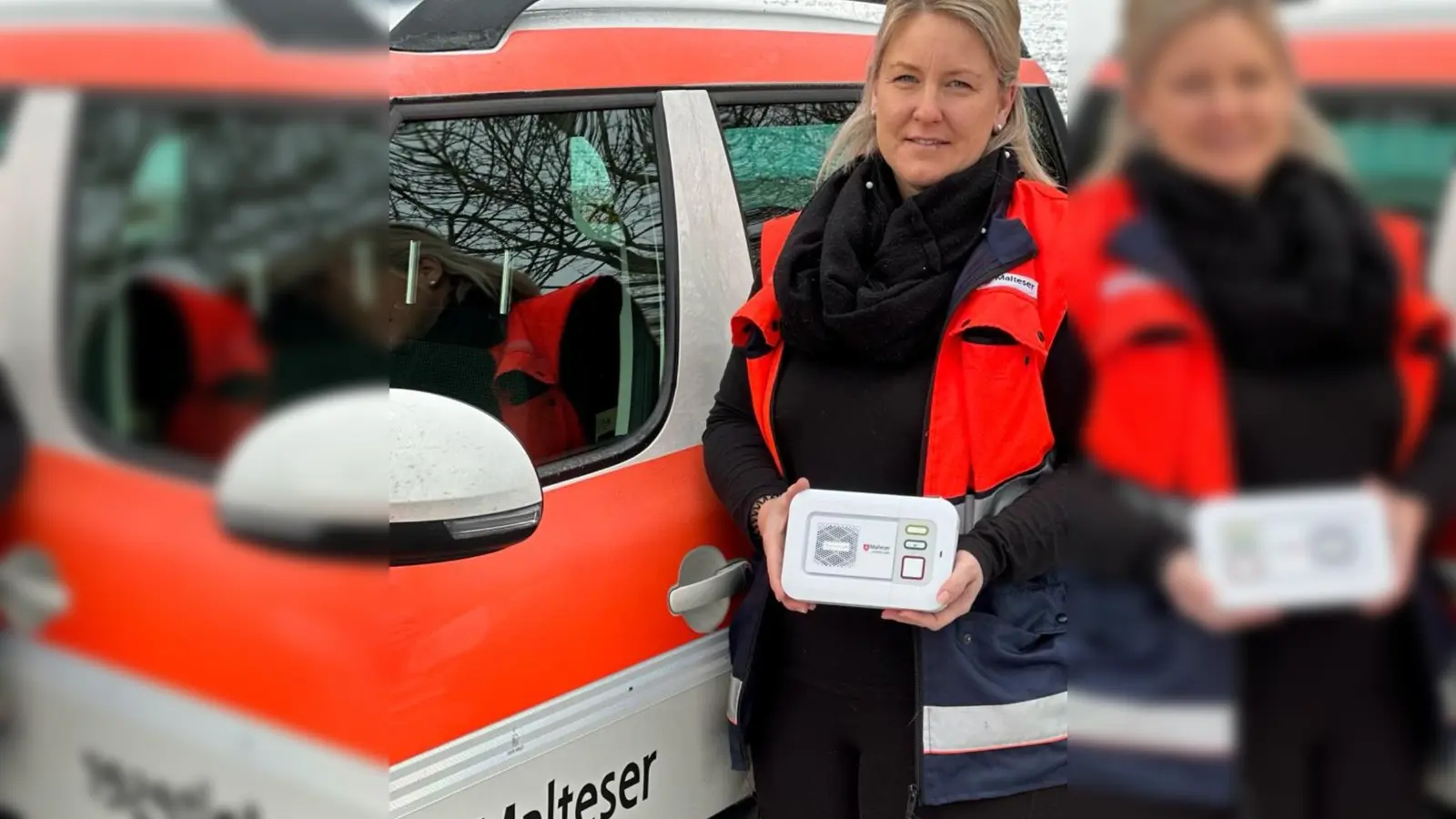 Tanja Forstner, Hausnotrufmitarbeiterin der Maltesern Kreisgeschäftsstelle Erding Freising Ebersberg, kennt die Probleme und Ängste älterer Menschen. (Foto: Malteser)