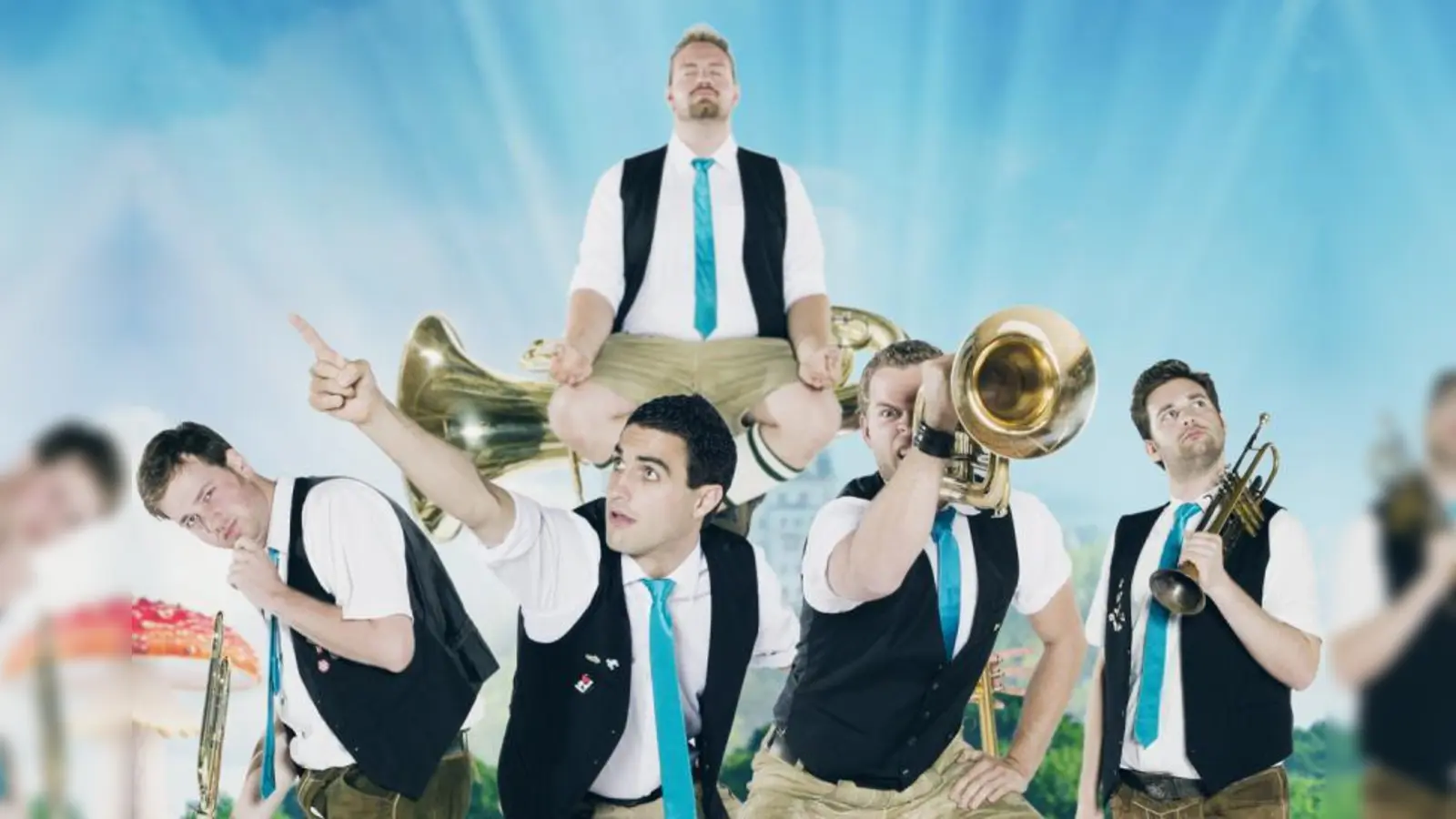 Die Bayerischen Löwen. (Foto: Band)