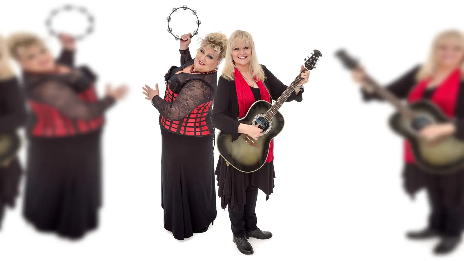 Bettina von Haken und Edeltraud Rey sind die PrimaTonnen. Sie treten am 4. Mai auf. (F: Eugen Mayer Fotografie)