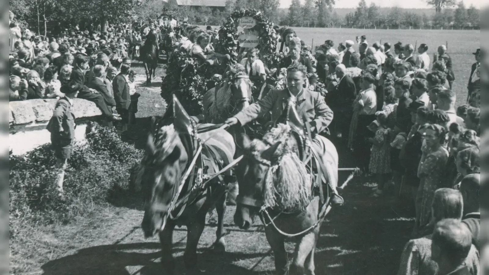 Aufnahme vom Leonhardiritt 1950. (Foto: privat)