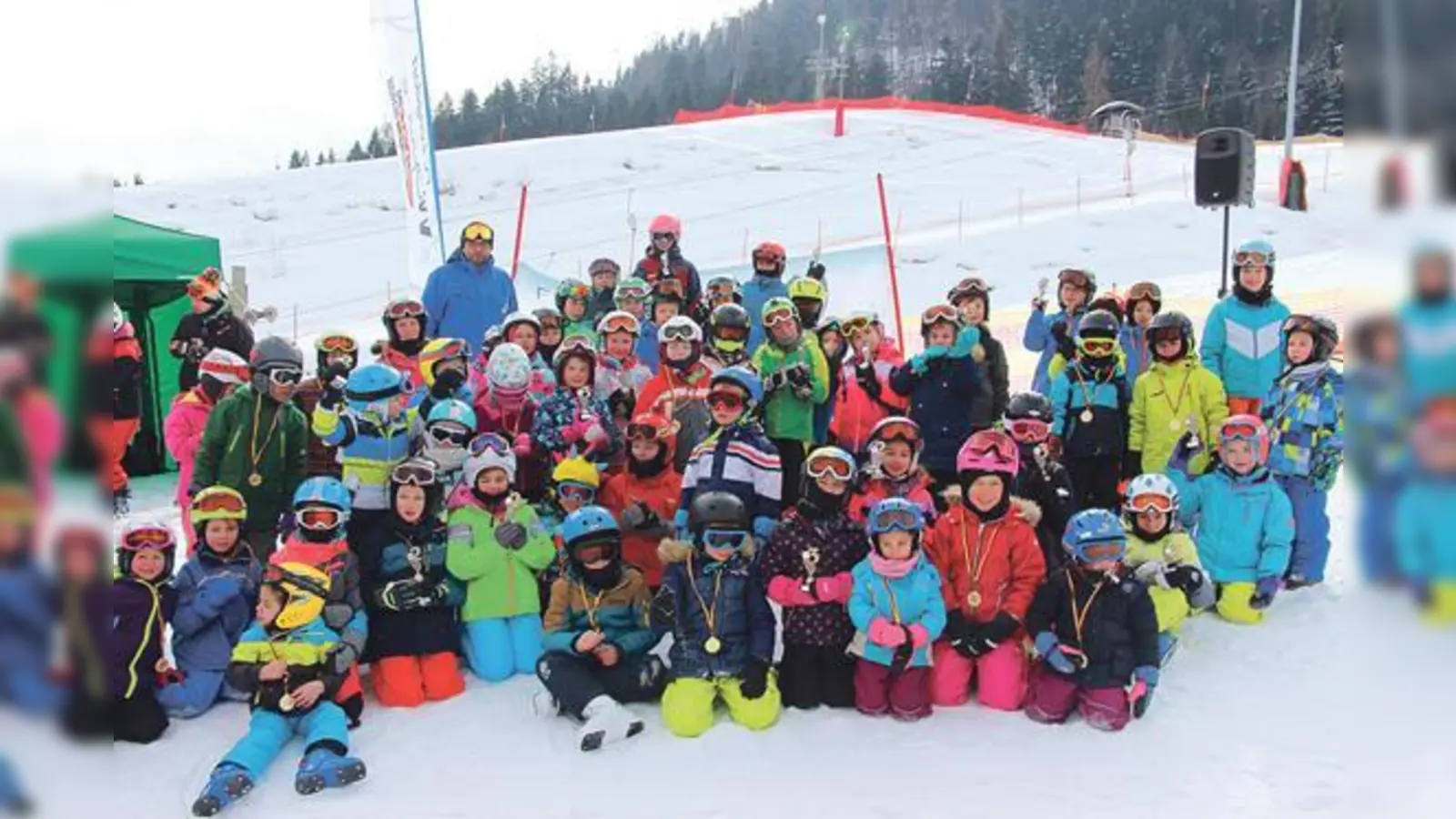 Am Ende eines langen, sportlichen Tages gab es ein Erinnerungsfoto und dann gings wieder zurück nach Erding. 	 (Foto: Verein)