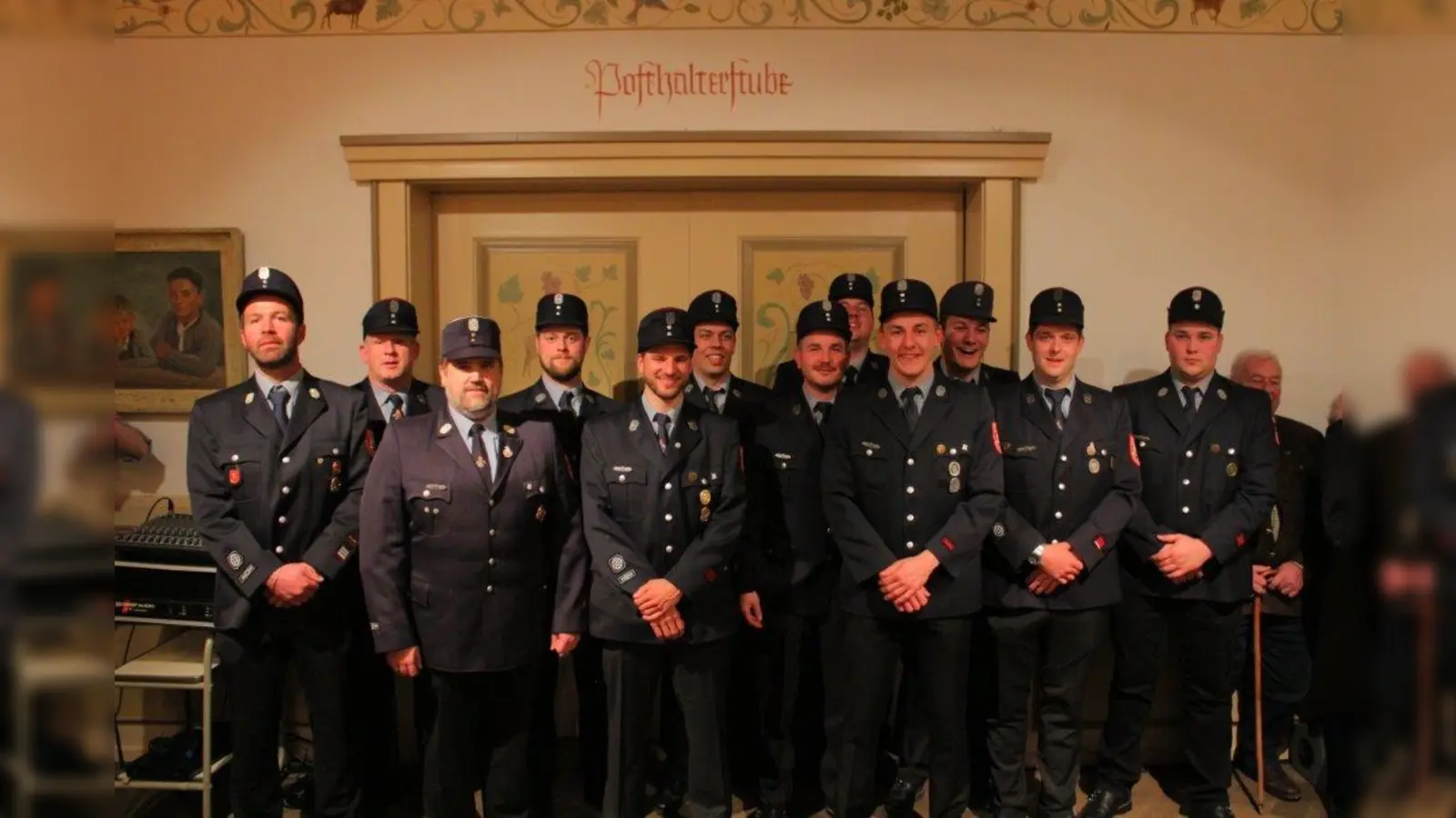 Zahlreiche Mitglieder der Freiwilligen Feuerwehr Holzkirchen konnten bei der 149. Generalversammlung befördert werden. (Foto: FFW Holzkirchen)