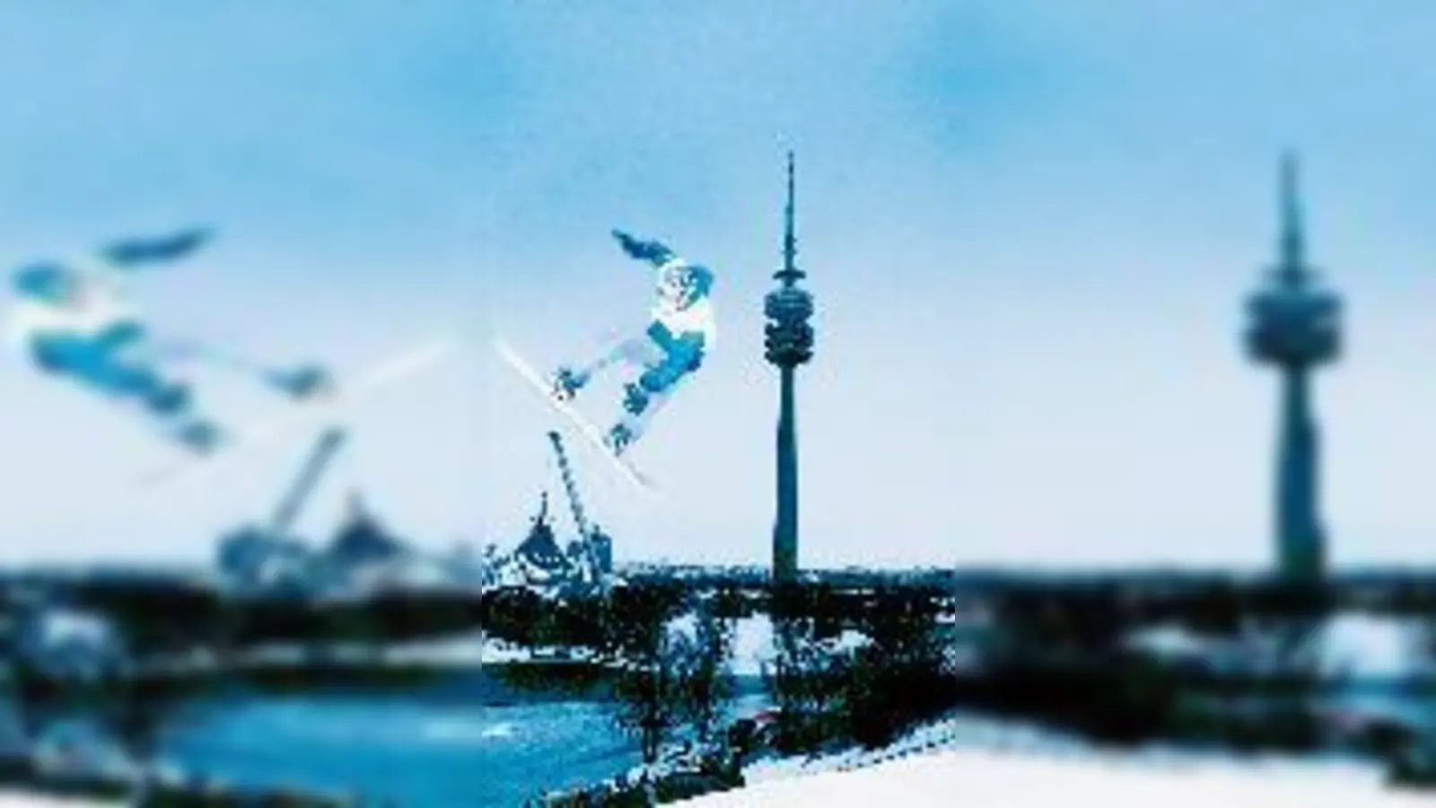 12.000 Kubikmeter Schnee haben die Schneekanonen auf dem Olympiaberg verteilt, damit der Snowboard-Wettbewerb am Samstag über die Bühne gehen kann.	 (Fotos: OMG)