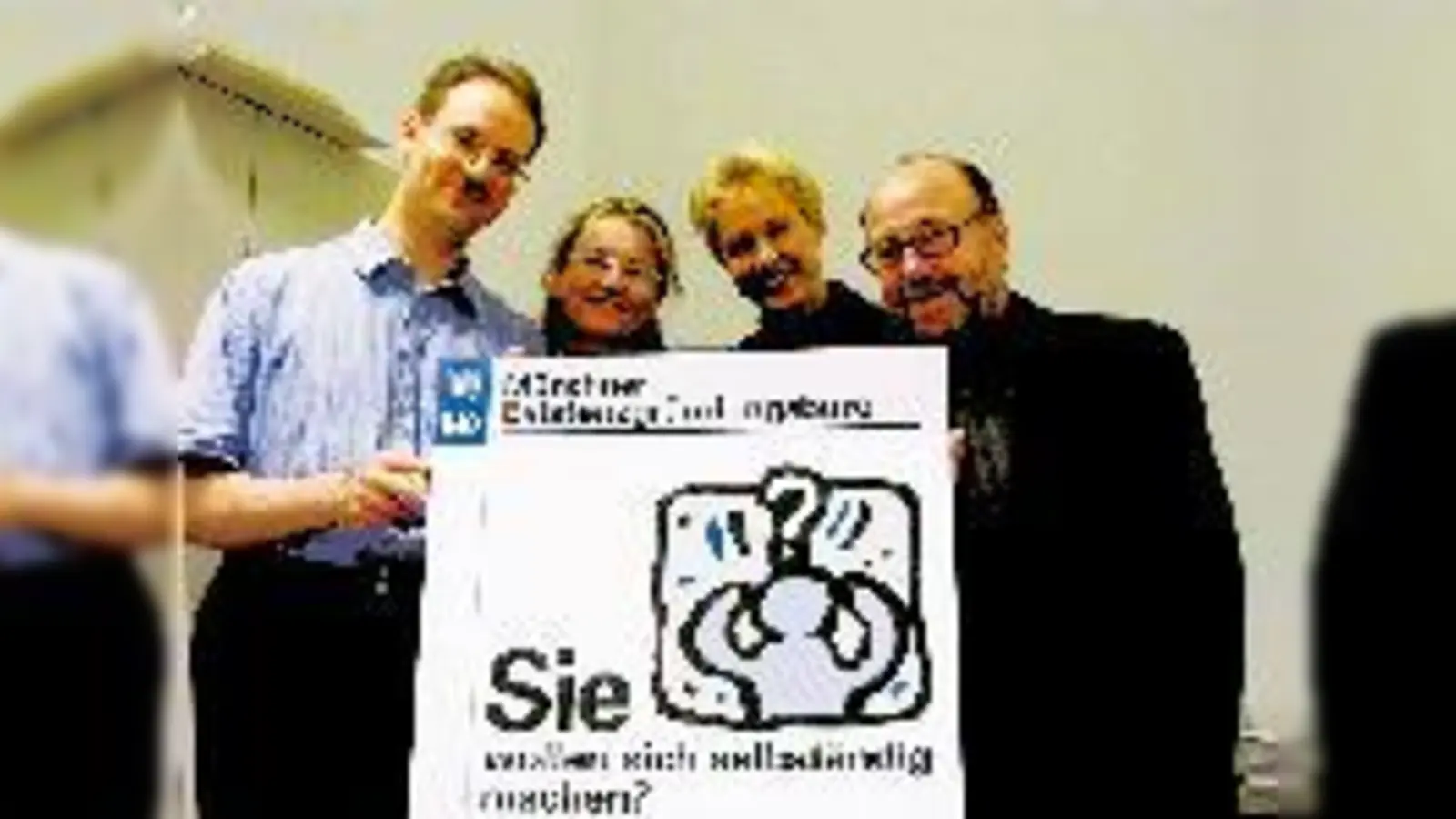 Keine Angst vor der Selbstständigkeit! Das Team des Existenzgründungsbüros steht Münchnern zur Seite: v.l.n.r.: Harald Hof, Alexandra Gehlhaar, Karin Strixner und Konrad Zipperlen.	 (Fotos: rme)