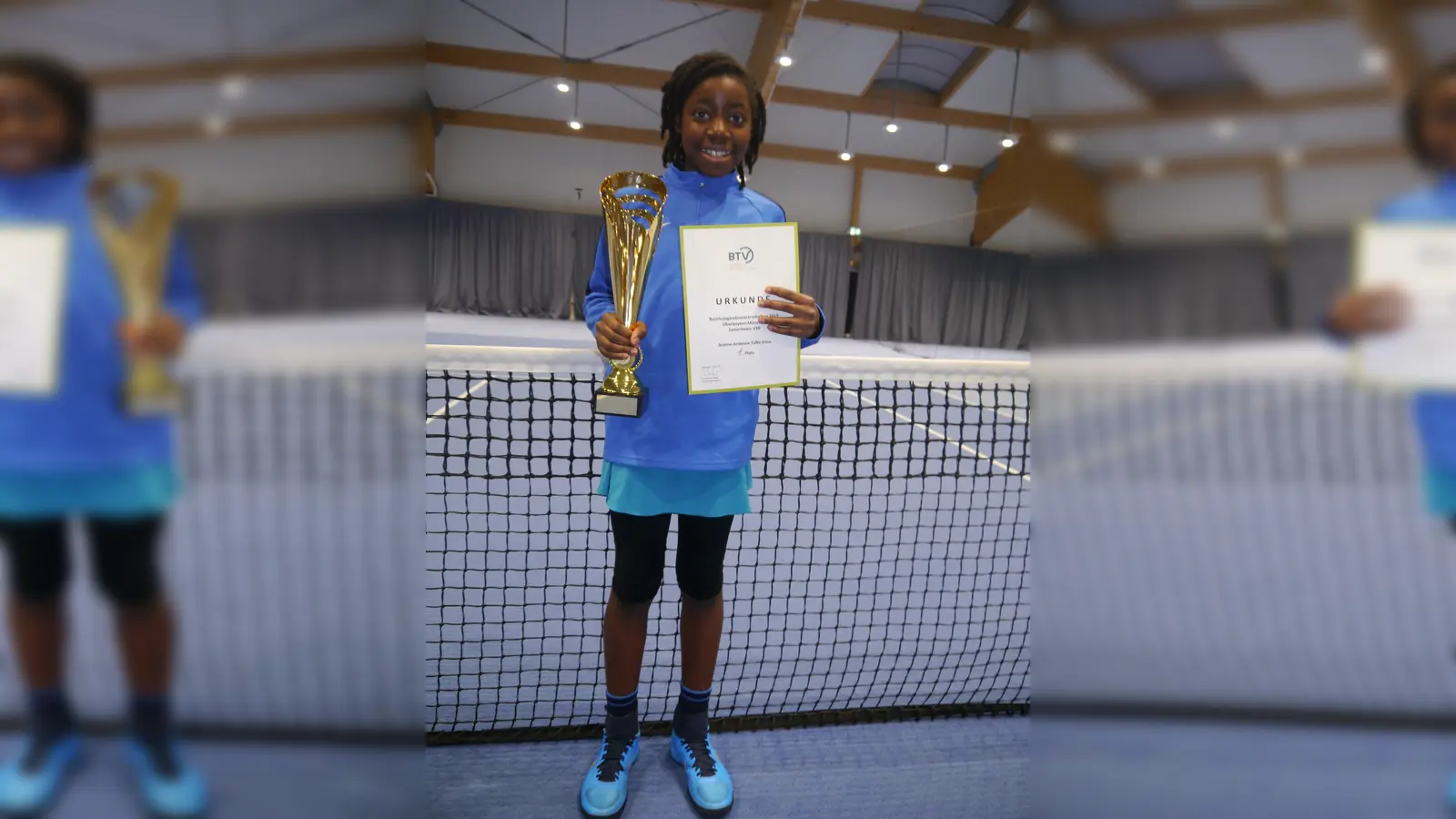 Jeanne-Ardenne wurde oberbayerische Bezirksmeisterin. Der Tennisclub Putzbrunn gratuliert herzlich. (Foto: VA)