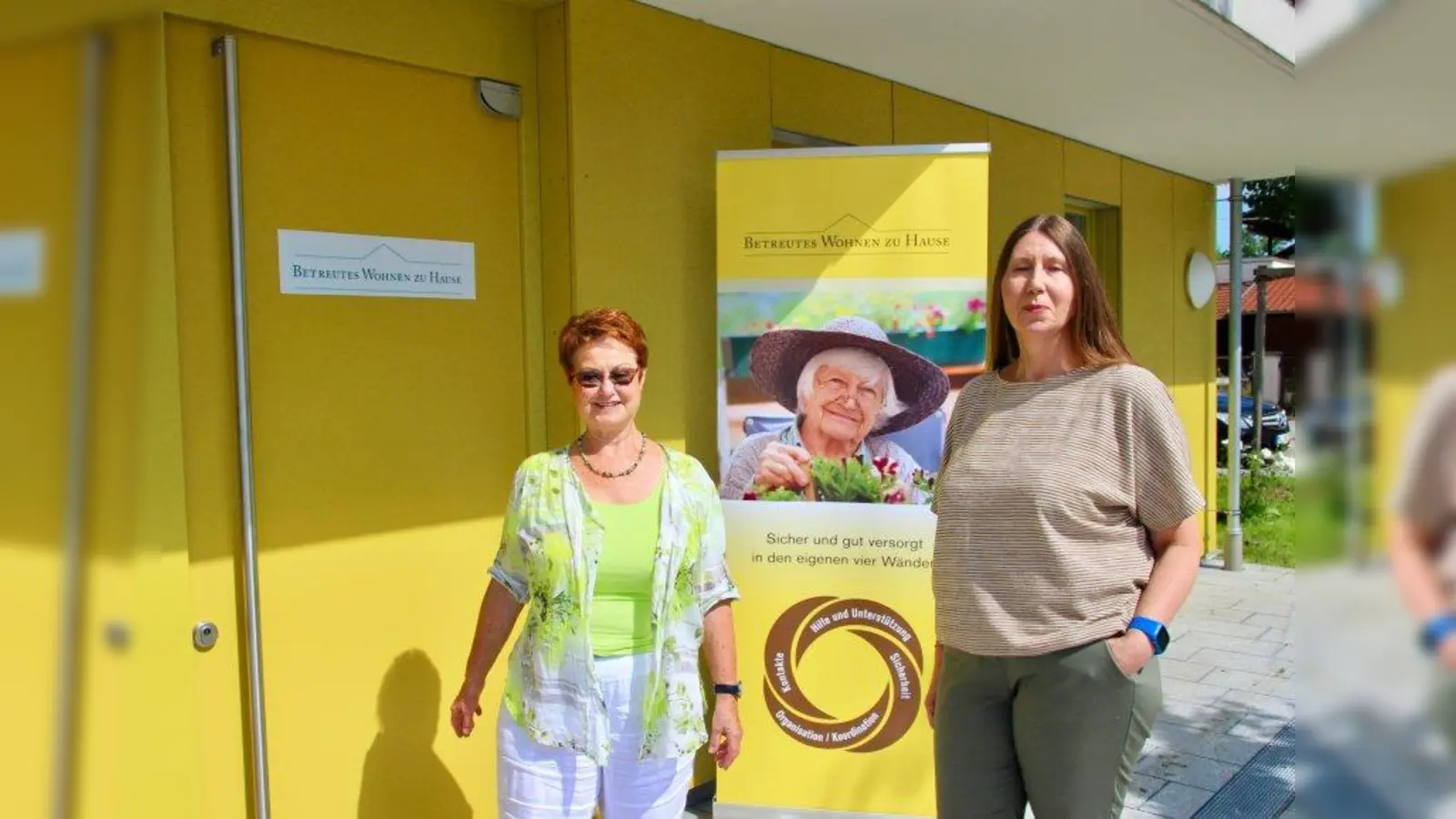 „Das oberste Ziel unseres Vereins ist es, hilfebedürftigen Senioren ein höchstmögliches Maß an Selbstständigkeit zu ermöglichen, und zwar in den eigenen vier Wänden.“ Geschäftsführerin Britta Acquistapace (r.) und Vereinsvorsitzende Karin Wolf. (Foto: us)