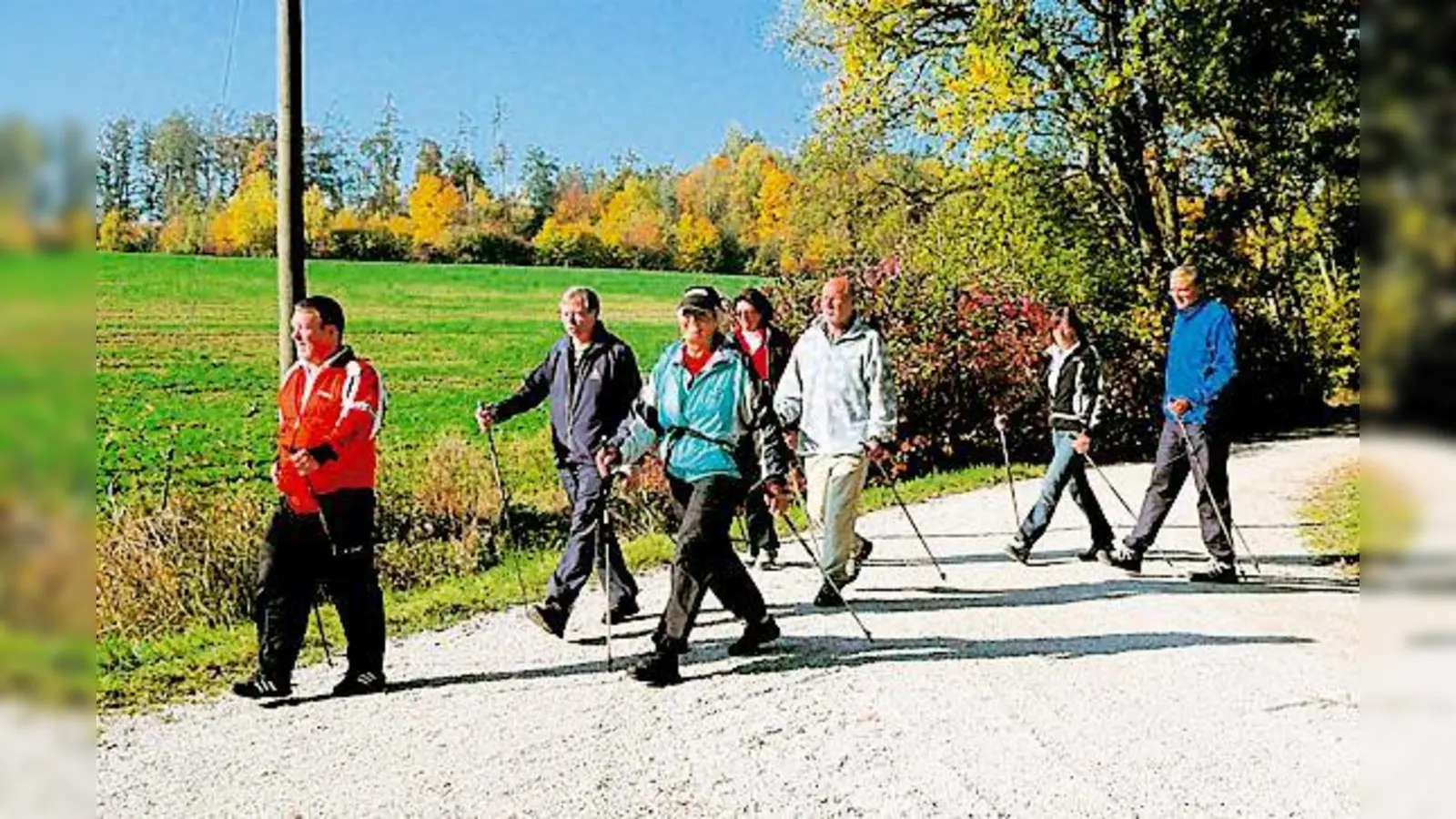 »Nordic Walking« macht in der Gruppe noch mehr Spaß.	 (Foto: VA)