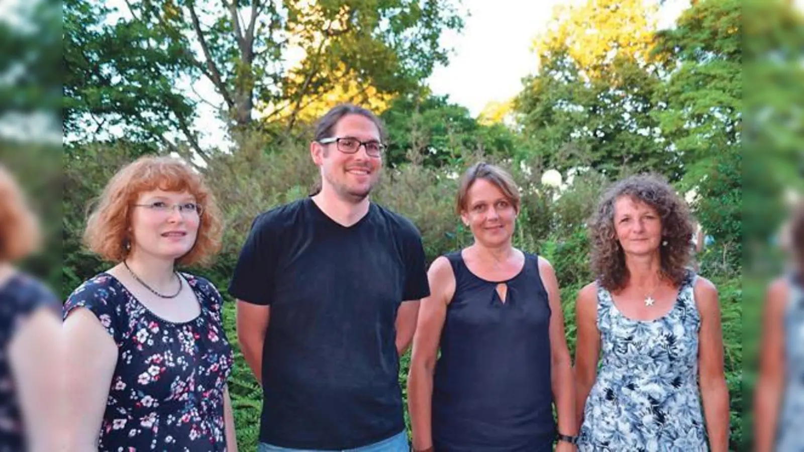 Marianne Hefka, Manfred Wutz, Sylvia Jung und Michaela Holzer (v. li.): der neugewählte Vorstand der Bürger für Eching.	 (Foto: BfE)