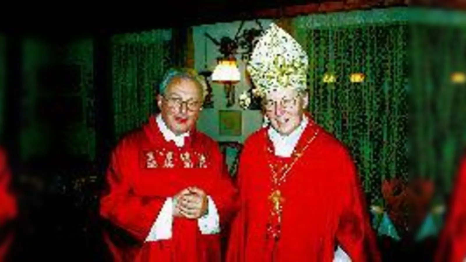 Pfarrer Herbert Kellermann (li.) freute sich über den Besuch von Kardinal Wetter.	 (Foto: Privat)