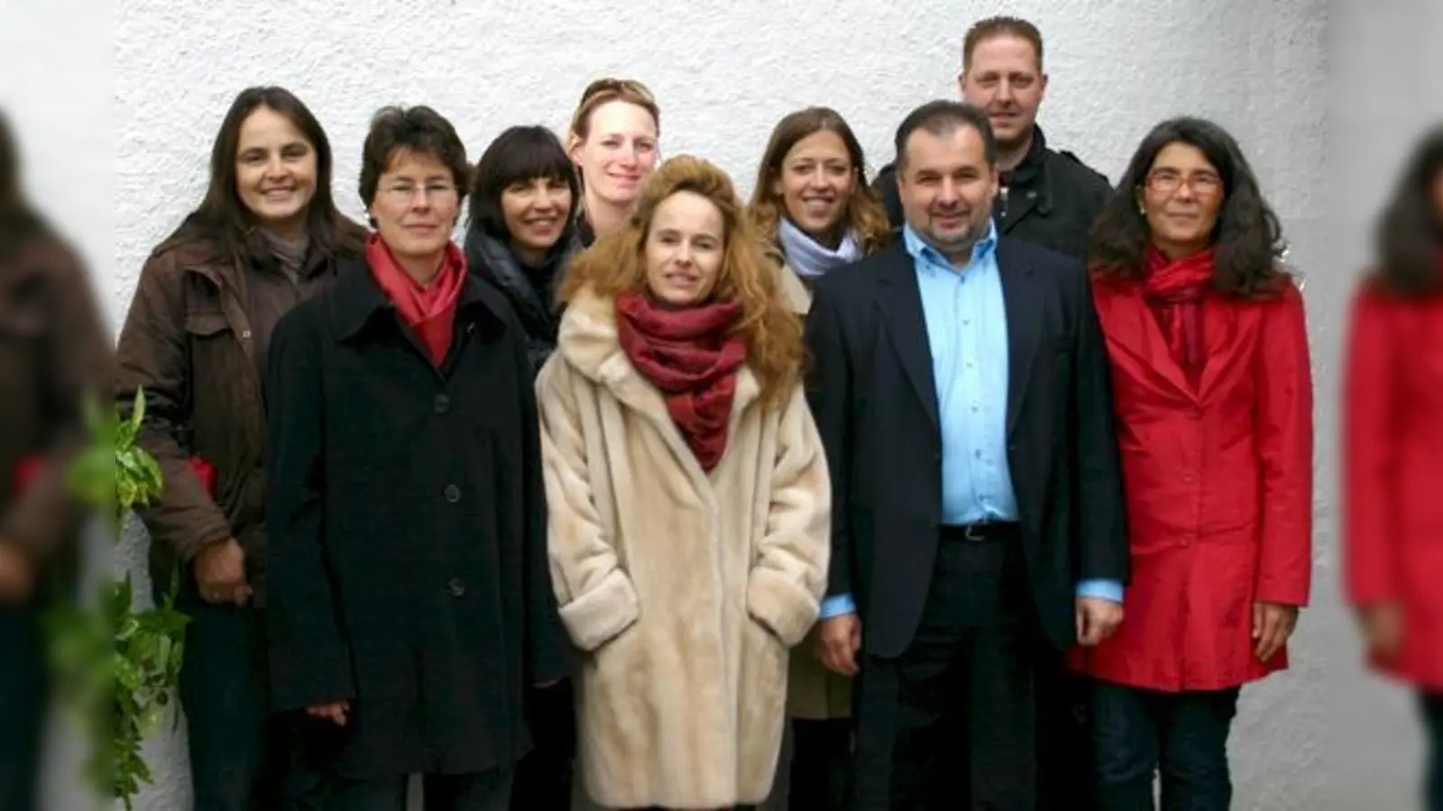 Gruppenbild des neuen Elternbeirats für die integrative Kita in Eching.	 (Foto: VA)