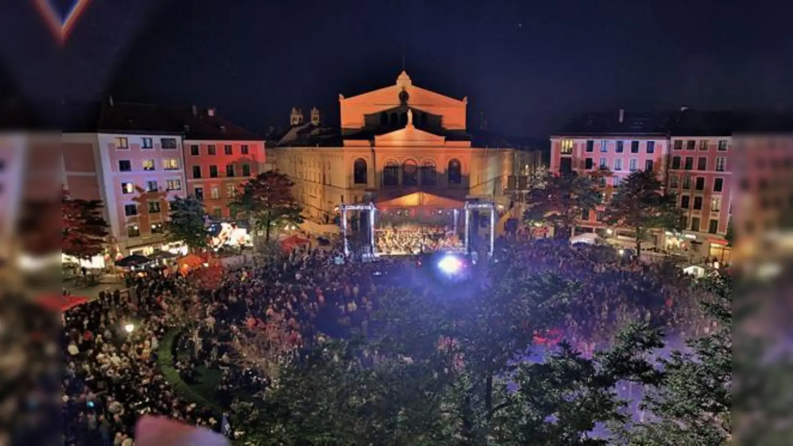 Feiern und Kultur bis Mitternacht: Der Gärtnerplatz wird am Samstag zum Festplatz. 	 (F.: VA)