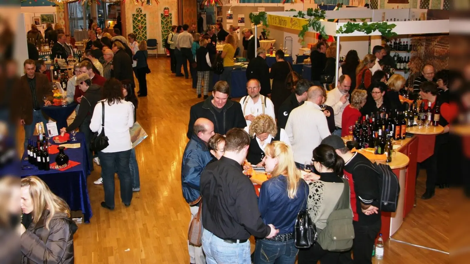 Weinmesse im Großen Saal. (Foto: VA)