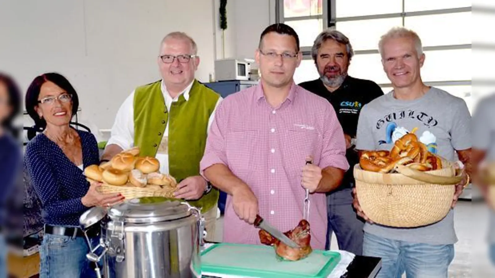 Von links: Stefan Dümig, Dr. Dietrich Keymer, Dieter Liebold, Alois Rath und Gerlinde Stießberger.	 (F: privat)