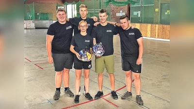 V. l. n. r.: Daniel Steber, Leo Heidacher, Selina Steber, Koni Heidacher und Sebastian Sperr.	 (Foto: TSV Ismaning)