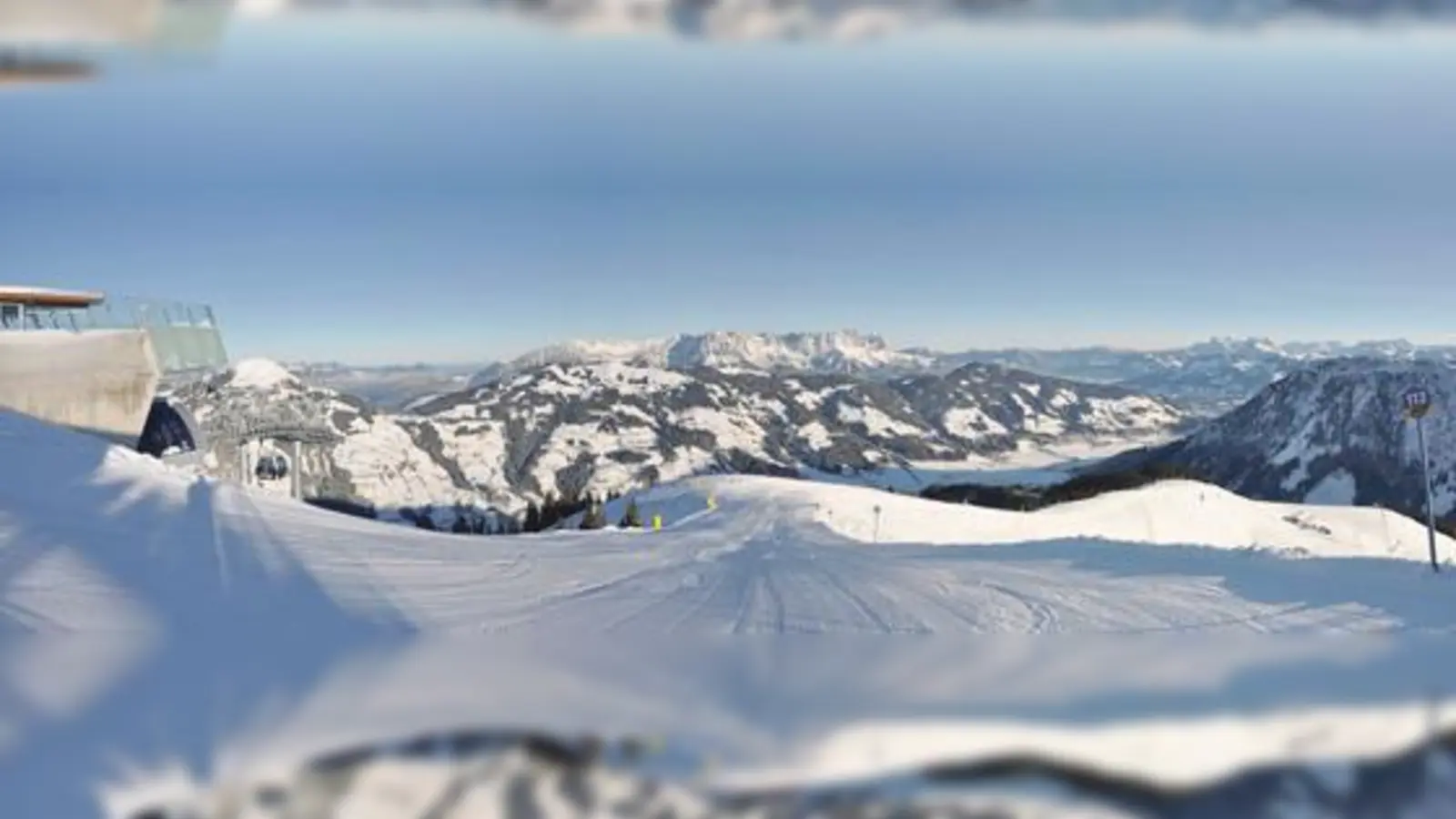 Auf gehts zum Endspurt: Irrsinnig tolle Pisten in der SkiWelt Wilder Kaiser  Brixental noch bis 8. April.                                                         (Foto: Christian Kapfinger)
