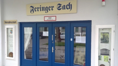 Das Heimatmuseum Feringer Sach in der Bahnhofstraße zeigt eine neue Sonderausstellung. (Archivbild: bas)