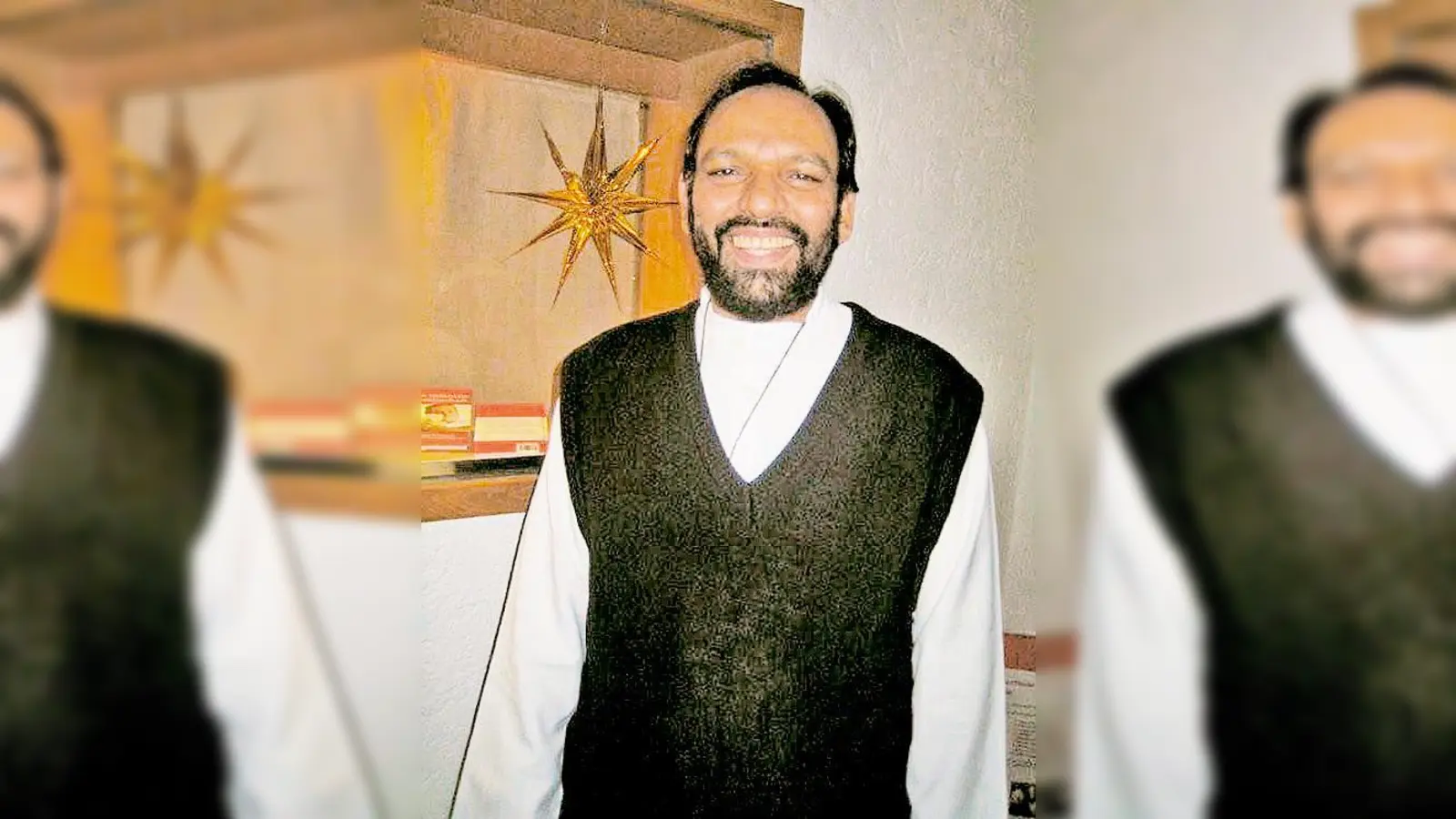 Der indische Priester zeigt Yoga-Meditation.	 (Foto: VA)