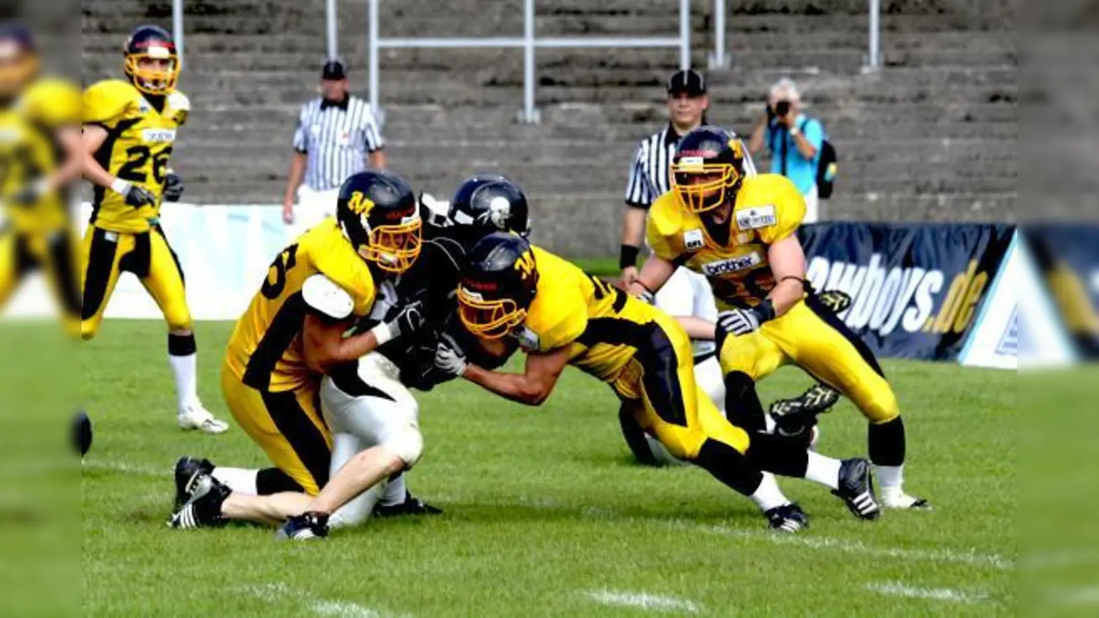 Wir wollen den Titel gewinnen: Mit dem neuen Trainer wollen die Cowboys wieder so richtig angreifen.  (Foto: jl)