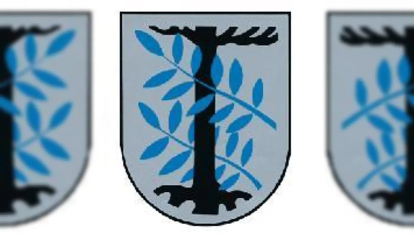 Die Gemeinde kann ihr Wappen als Umweltlogo betrachten: mit einer Esche als Symbol (lat., Ascaim, Heim bei den Eschen).  (Fotos: Gemeinde)