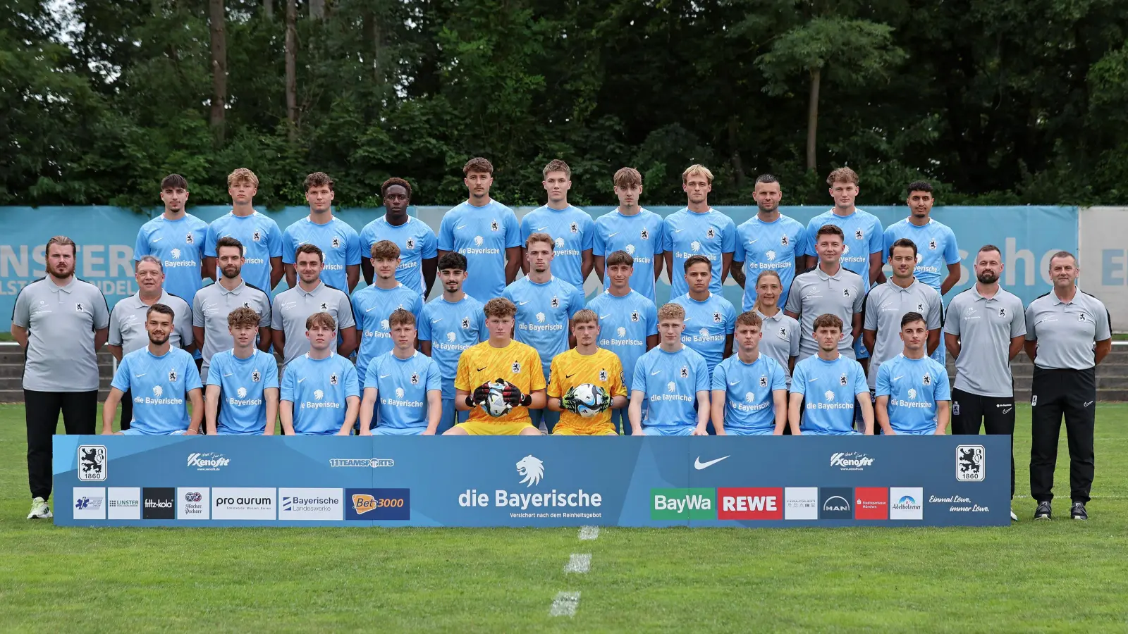 Herbstmeister: U21-Mannschaft des TSV 1860 München. (Foto: TSV 1860)