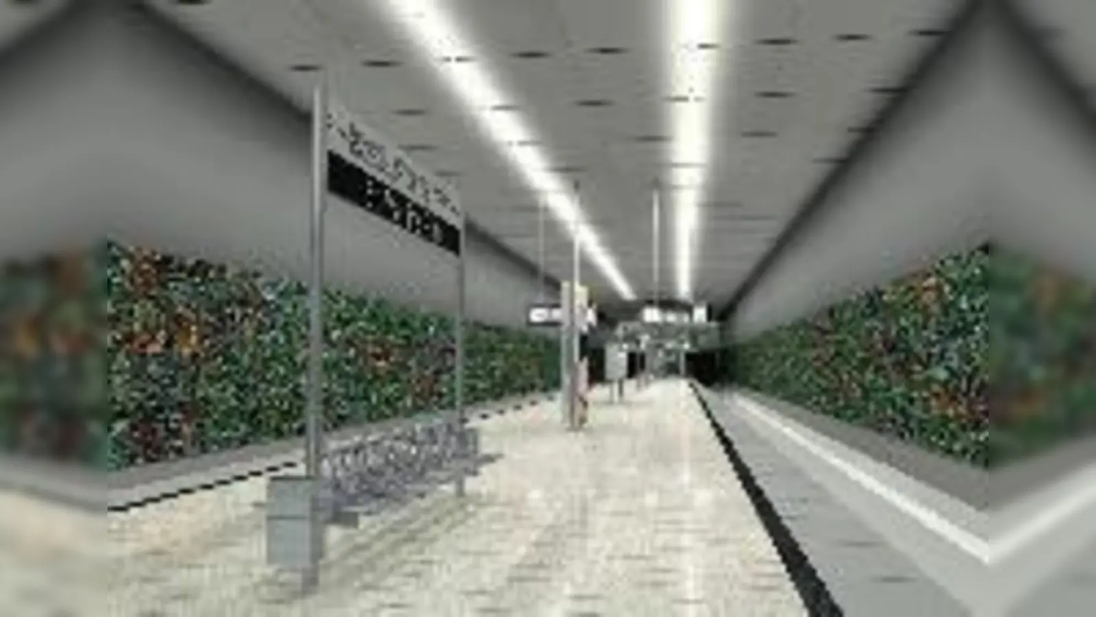 Moosachs Bürger können bei der Gestaltung der U-Bahnhöfe St.-Martins-Platz (Plan oben) und Moosach (vorläufige Idee: unten) mitreden.	 (Fotos: Baureferat)