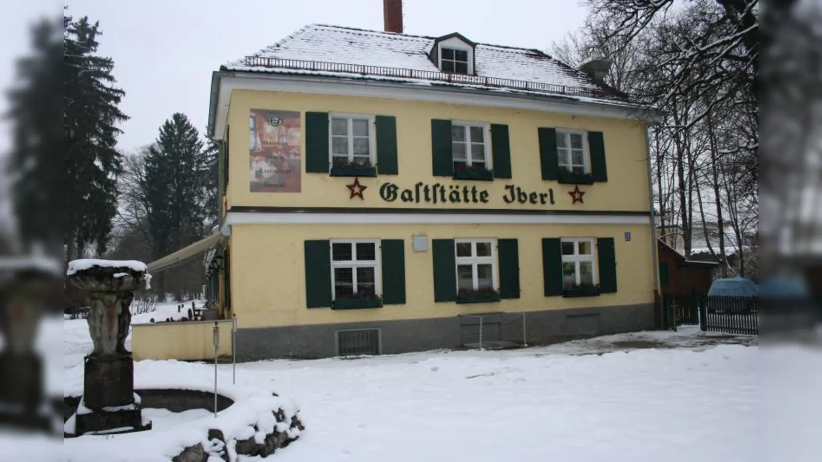Idyllische Lage: die Gaststätte Iberl (Foto: WS)