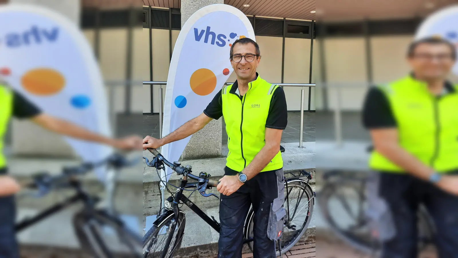 Jürgen Wambach vom ADFC wird in Zusammenarbeit mit der vhs Unterhaching Anfänger im Reparieren von Fahrrädern unterrichten.  (Foto: vhs Unterhaching)