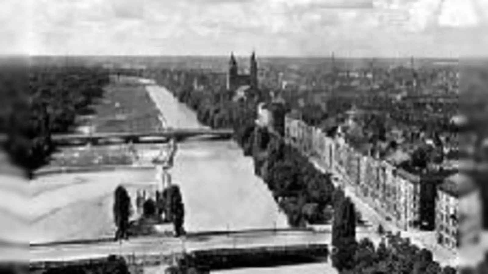 Blick auf die Isarvorstadt.  (Foto: Stadtarchiv München)