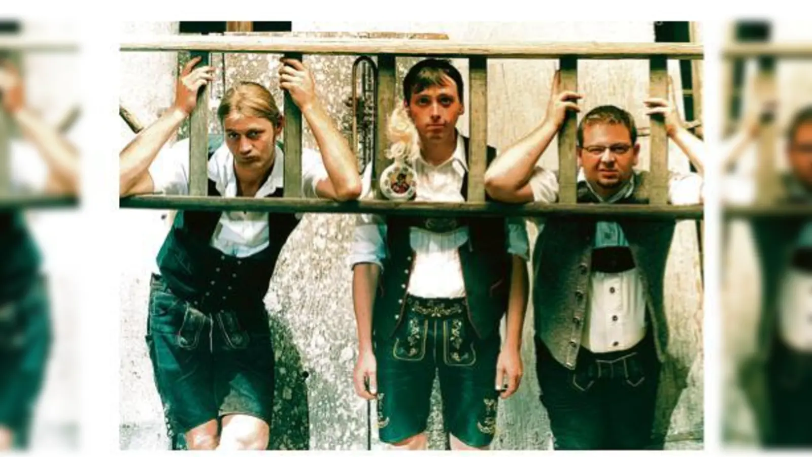 »Da Huawa, da Meier und I« beehren Unterschleißheim mit »Fensterln, Schnupfa, Volksmusik«.	  (Foto: VA)