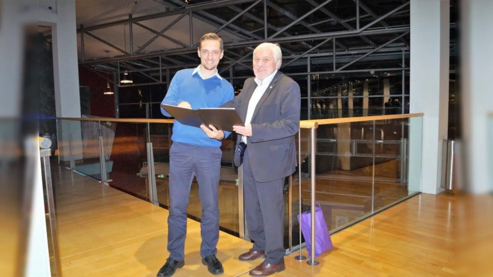 Christian Weiler und Albert Metz (rechts) freuen sich auf die GiG. (Foto: pst)