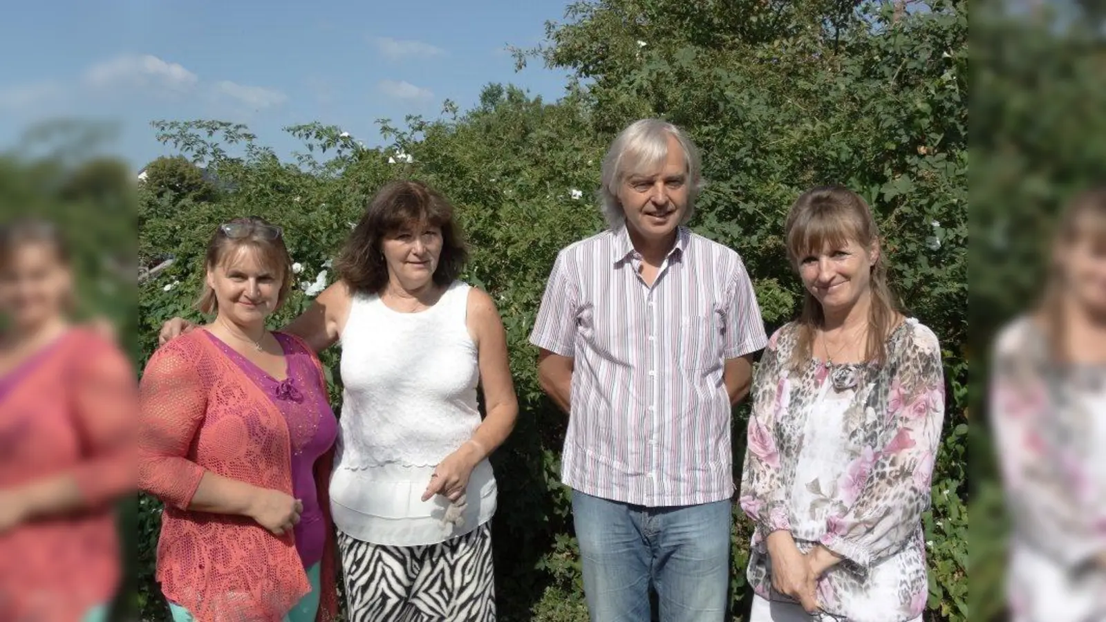 Werner Fiebig und die Damen aus dem Sekretariat (v.l.): Sabine Böhme, Brigitte Rödl und Roswitha Nocker. (Foto: tab)