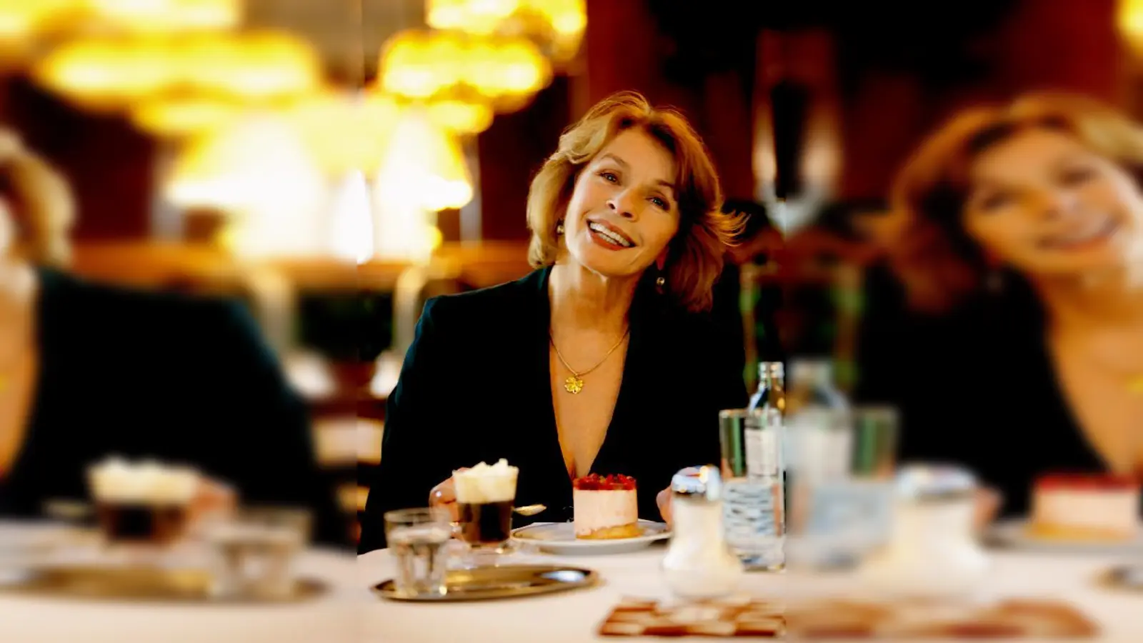 Ein Kaffeehaus wie in ihrer Heimat Wien vermisst Senta Berger in München.  (Foto: Brandstätter Verlag)